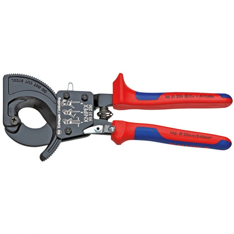 TESOURA PARA CABOS DE COBRE E ALUMíNIO KNIPEX 95 31 250