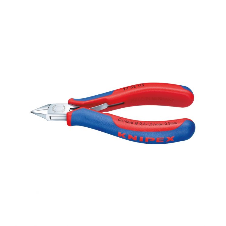 ALICATE DE CORTE PARA ELECTRóNICA E MECâNICA FINA DIN ISO 9654 KNIPEX 77 52 115