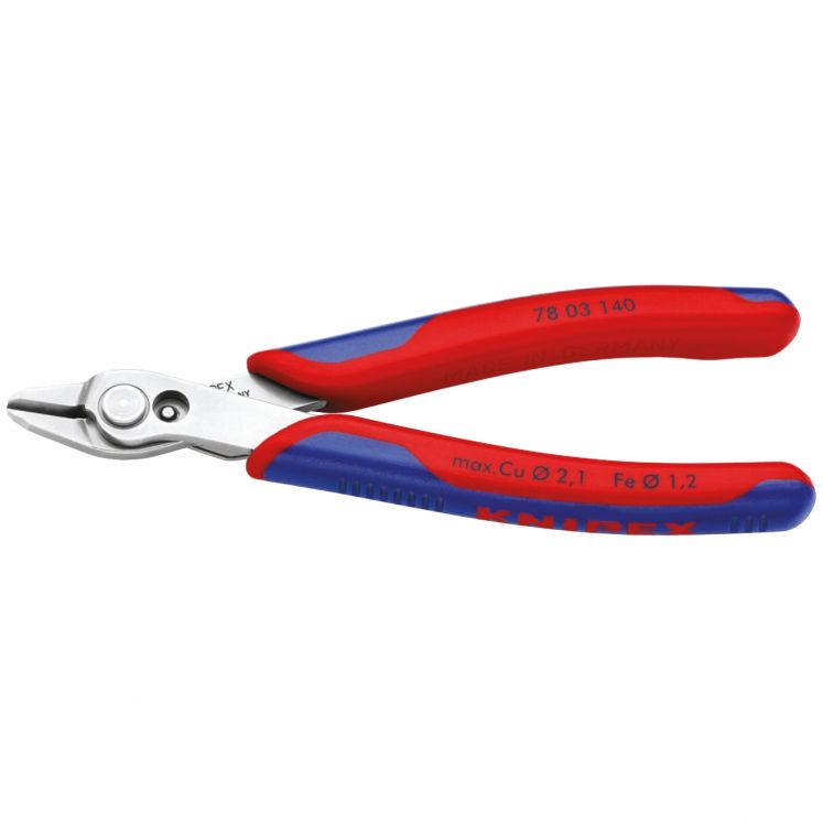 ALICATE DE CORTE PARA ELECTRóNICA SUPER KNIPS XL DIN ISO 9654 KNIPEX 78 03 140