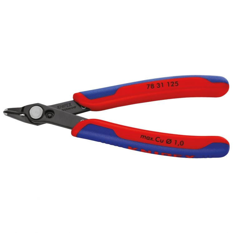ALICATE DE CORTE PARA ELECTRóNICA SUPER KNIPS DIN ISO 9654 KNIPEX 78 31 125