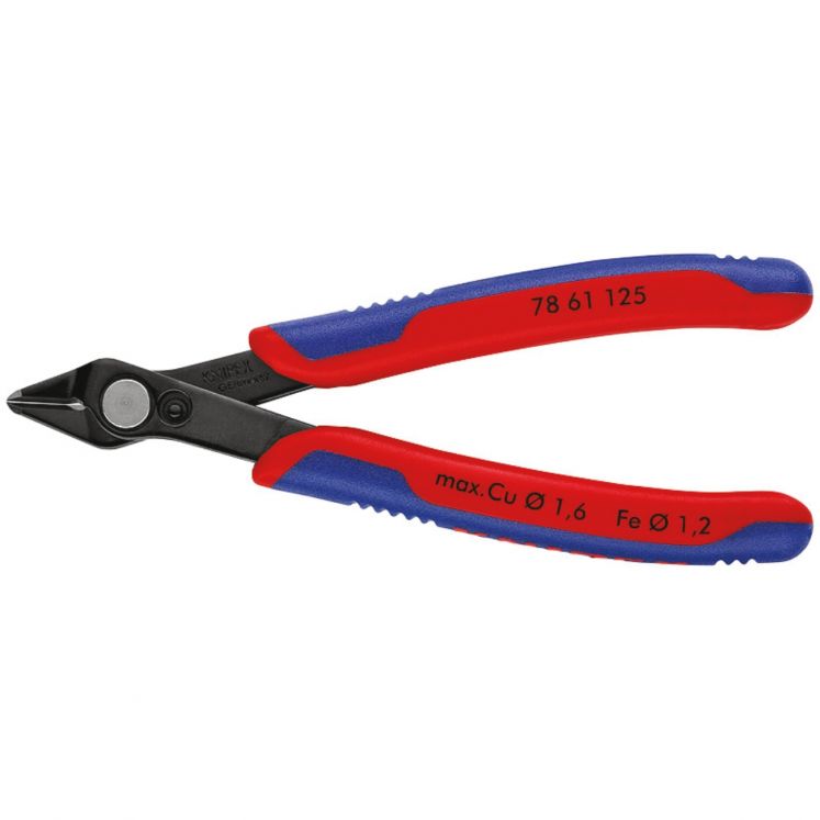 ALICATE DE CORTE PARA ELECTRóNICA SUPER KNIPS DIN ISO 9654 KNIPEX 78 61 125