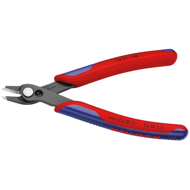 ALICATE DE CORTE PARA ELECTRóNICA SUPER KNIPS XL DIN ISO 9654 KNIPEX 78 61 140