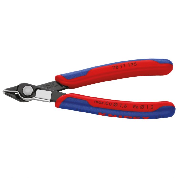 ALICATE DE CORTE PARA ELECTRóNICA SUPER KNIPS DIN ISO 9654 KNIPEX 78 71 125