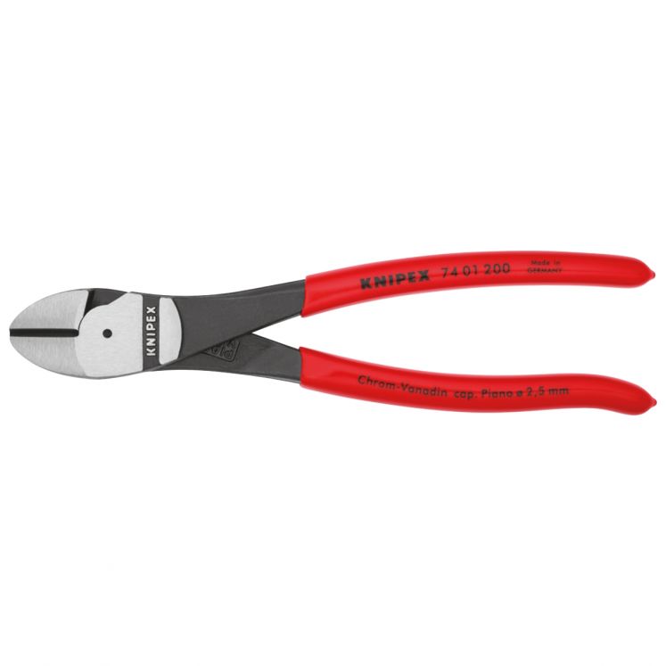 ALICATE DE CORTE DIAGONAL HEAVY DUTY KNIPEX 74 01 140 / 160 / 180 200 250