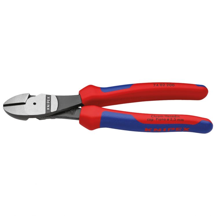 ALICATE DE CORTE DIAGONAL HEAVY DUTY KNIPEX 74 02 140 / 160 180 / 200 / 250