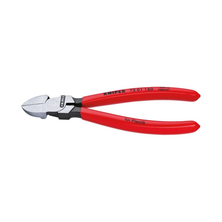 ALICATE DE CORTE DIAGONAL PARA MATERIAIS PLáSTICOS KNIPEX 72 01 140 / 160 180