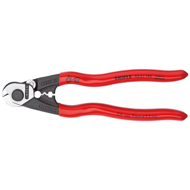 TESOURAS DE CABO PARA CORDAS E ARAME KNIPEX 95 61 190