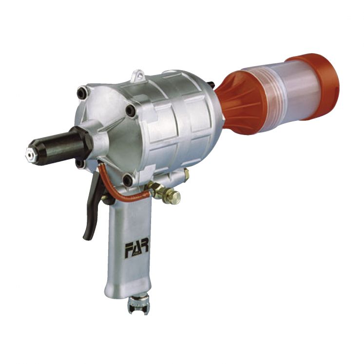 MáQUINA DE REBITAGEM PNEUMáTICA PARA REBITES CEGOS, COM RETENTOR DE REBITES FARRAC 83 AX