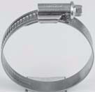 BRAçADEIRA PARA MANGUEIRA EM AçO INOX W2B AISI 430 DIN 3017 NORMA F8813