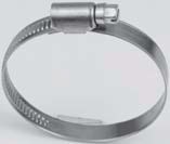 BRAçADEIRA PARA MANGUEIRA EM AçO INOX W4 AISI 304 DIN 3017 NORMA F8827