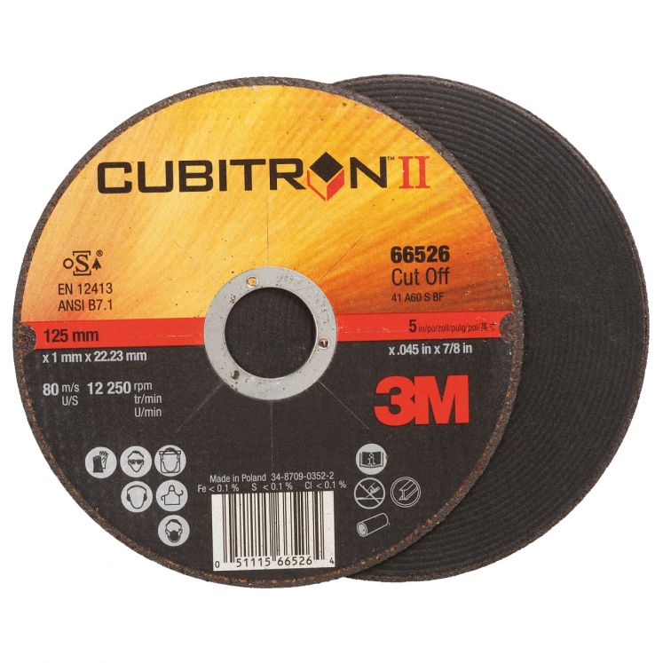 3M DISCOS DE CORTE PLANOS CUBITRON II G0220