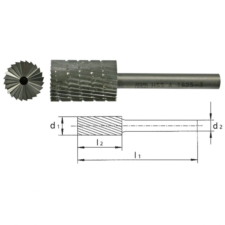 PFERD FRESA ROTATIVA HSS TIPO A-ST G6310