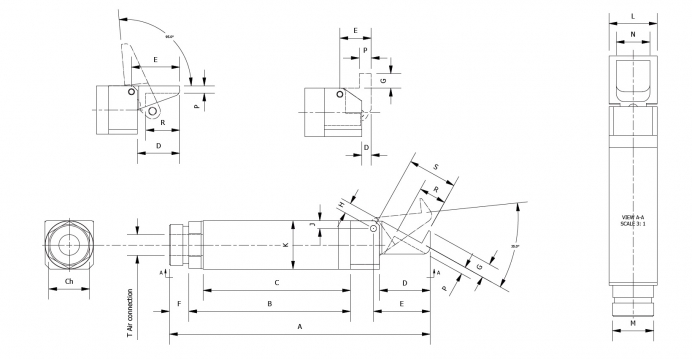 Garra de Dedo Tipo GF 90º