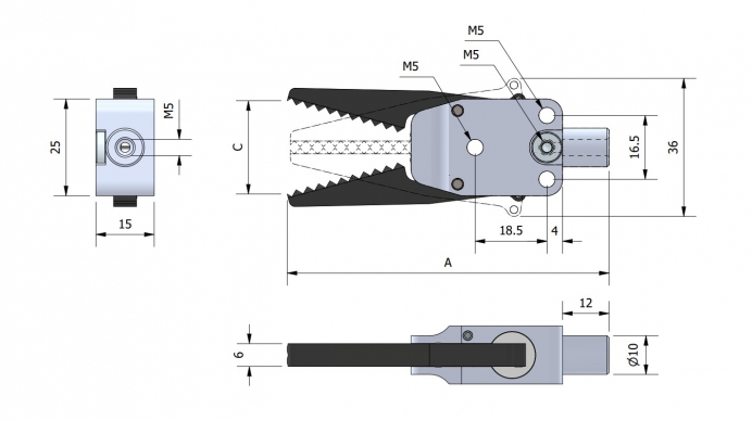 Garras de Jito GZ12-10-10 Longa