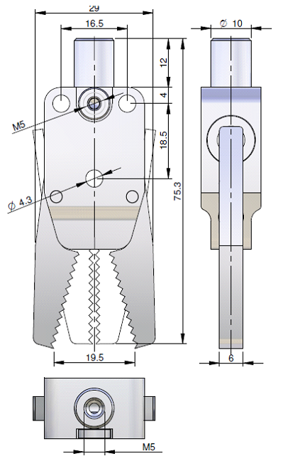 Garras de Jito GZ12-10-10 Longa