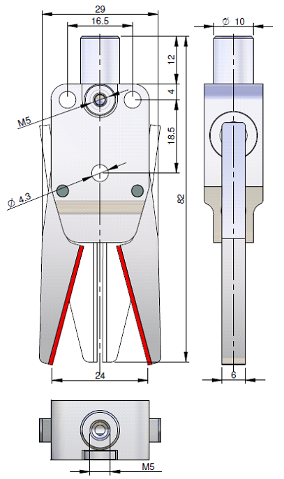 Garras de Jito GZ12-10-10 Longa