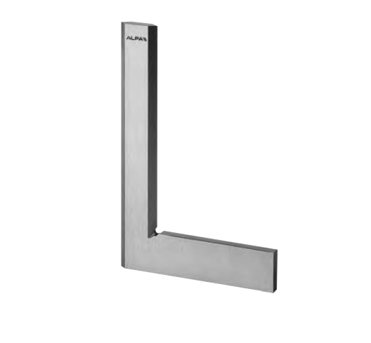 Alpa - Esquadro Chanfrado em Aço Inoxidável Temperado