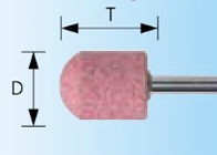 PFERD MóS MONTADAS TOPO ESFéRICO WR DUREZA O