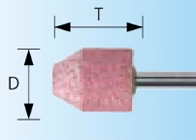 PFERD MóS MONTADAS CóNICAS KE DUREZA O