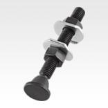 CLAMPING SPINDLE WITH SWIVEL FOOT