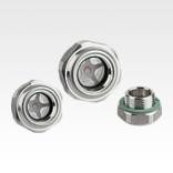 OIL LEVEL SIGHT GLASS WITH NATURAL GLASS LENS