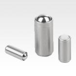 SPRING PLUNGER SPRING FORCE, SMOOTH VERSION, WITHOUT COLLAR