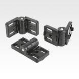 HINGE WITH OBLONG HOLES