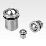 SPRING PLUNGER SPRING FORCE, WITH DETENT RING