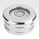 ROUND SPIRIT LEVEL WITH CRIMPED EDGE HOLDER