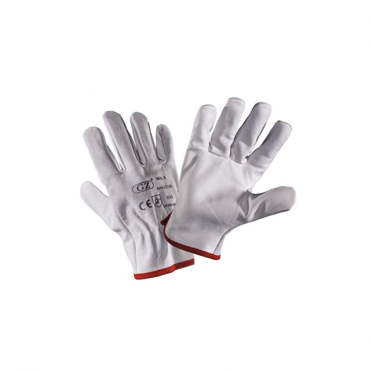 LUVAS DE PROTECÇAO EM PELE, BRANCAS K2110