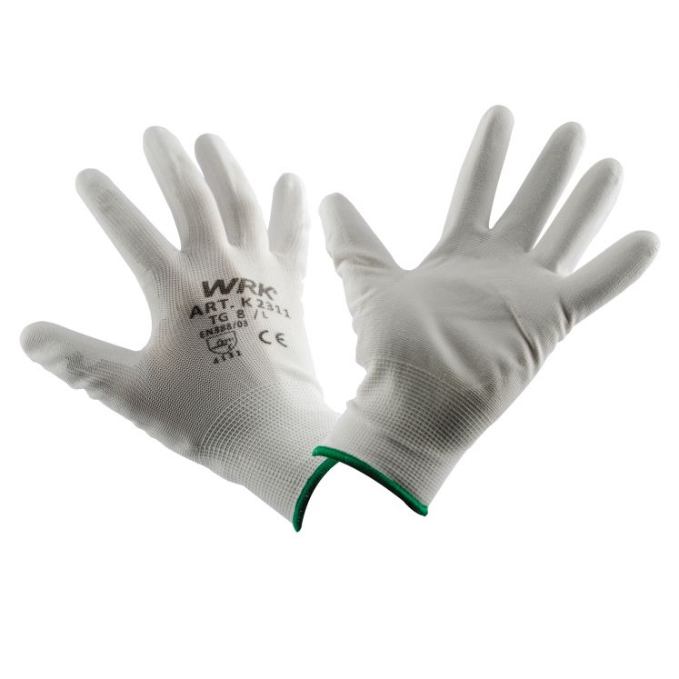 LUVAS EM FIO DE NYLON REVESTIDAS A POLIURETANO K2311