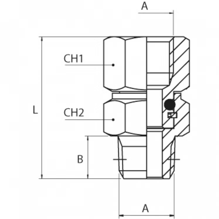 AIGNEP 2110 BICO DE REDUÇÃO COM ROSCA CÓNICA