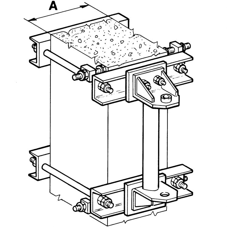 B-HANDLING M1410 KIT DE MONTAGEM PARA GRUAS DE FIXAR