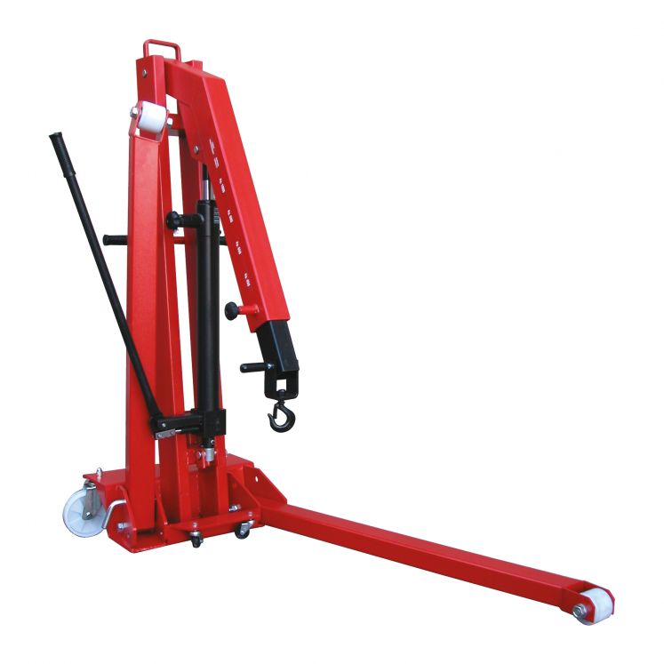 GRUA HIDRÁULICA DOBRÁVEL COM PERNAS REBAIXADAS