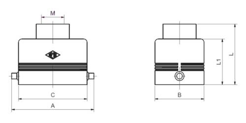 CAPOT TAMPA CABO AXIAL FIXAÇÃO 1 GRAMPO