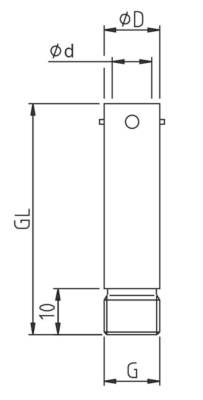 Adaptador Termopar Longo