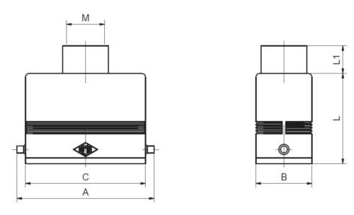 CAPOT TAMPA CABO AXIAL FIXAÇÃO 1 GRAMPO