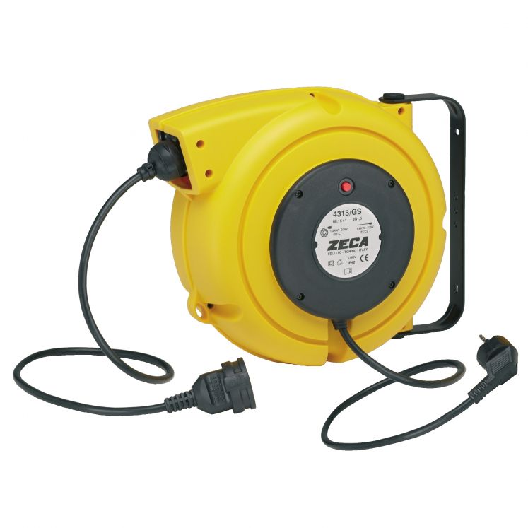 ZECA BOBINA PARA CABO INDUSTRIAL COM MOLA