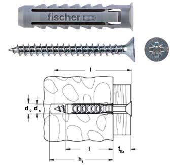 FISCHER N8205 BUCHA DE NYLON MODELO SX