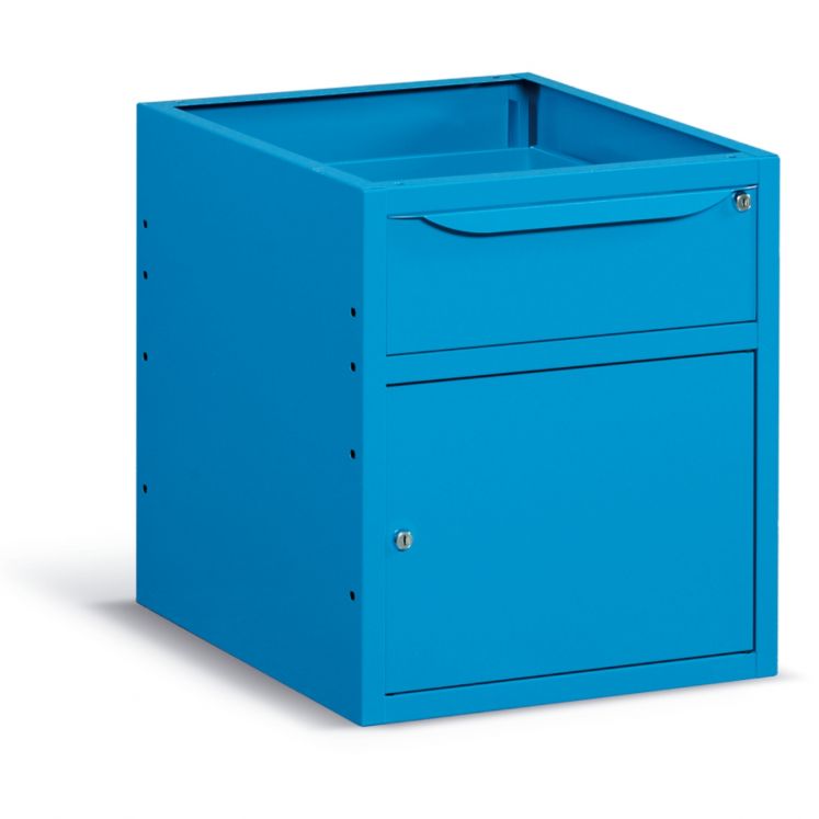 Módulo de 3 gavetas bancadas de trabalho, 500 x 607 x 570 mm P0041