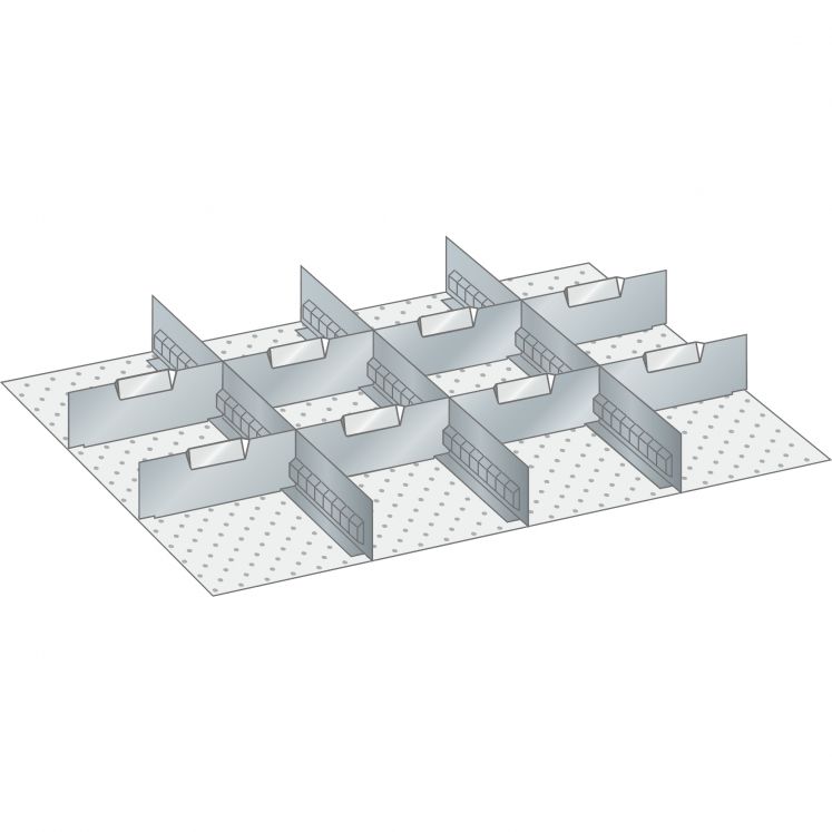 DIVISÓRIAS EM METAL 36 X 27 E LISTA 80.649.000