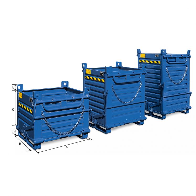 Contentor com abertura no fundo P4520