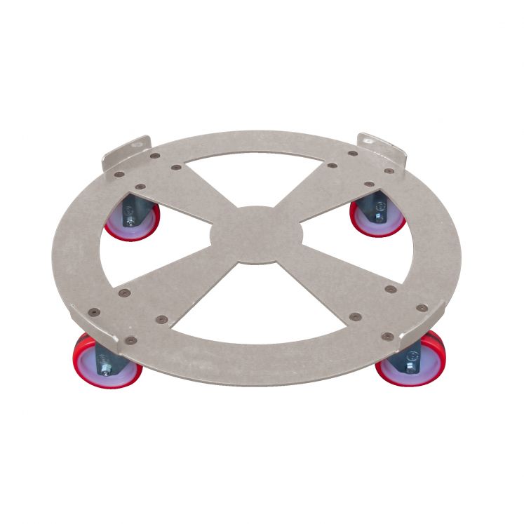 Base redonda móvel para transporte de barris P6812