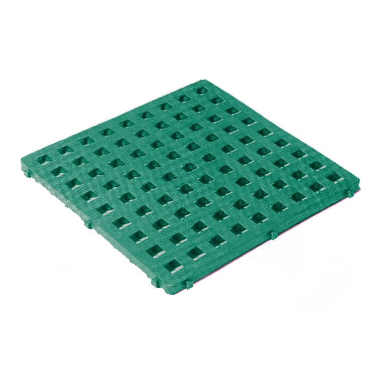 TAPETE MODULAR EM POLIETILENO VERDE P7510