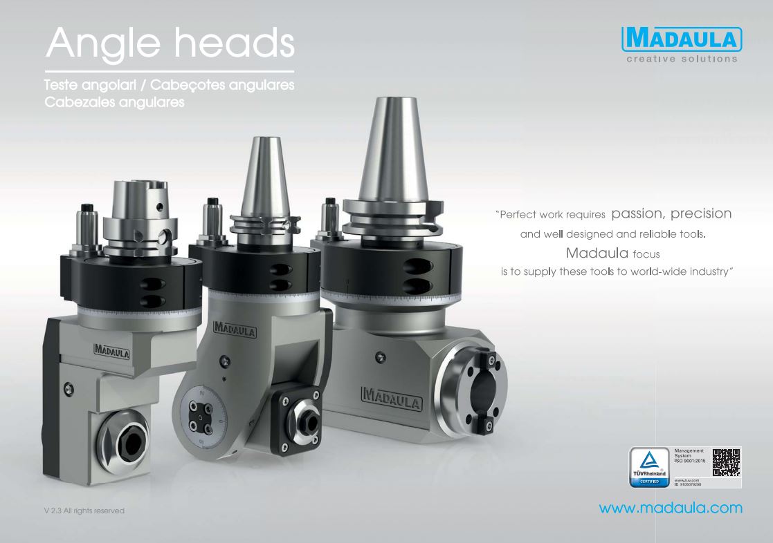 MADAULA - INFORMAÇÃO TÉCNICA - CABEÇAS ANGULARES