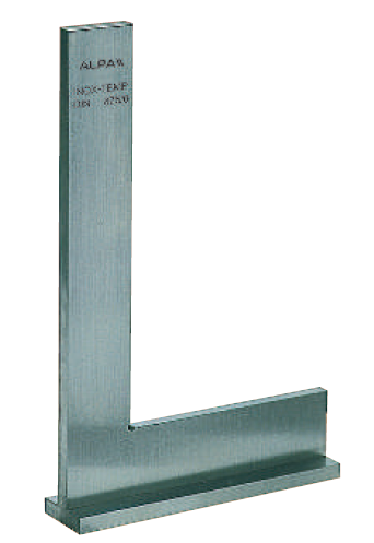 Alpa - Esquadro com Tampa de aço  inoxidável temperado