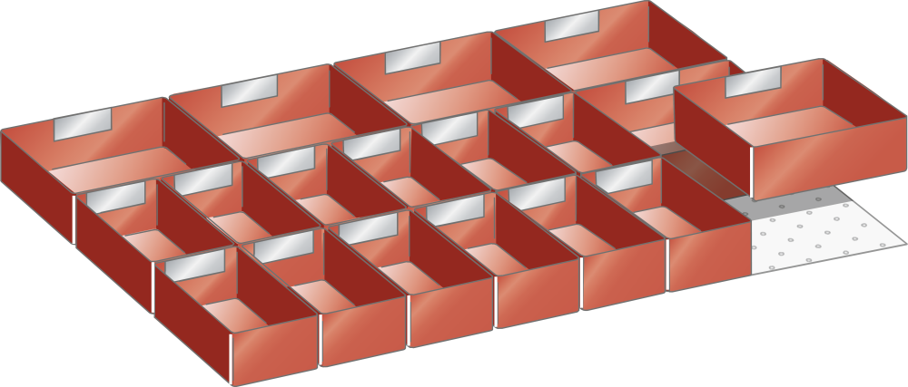 THURMETALL DIVISóRIAS DE GAVETAS