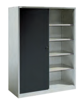 THURMETALL ARMÁRIO COM PORTAS DE CORRER 4 PRATELEIRAS