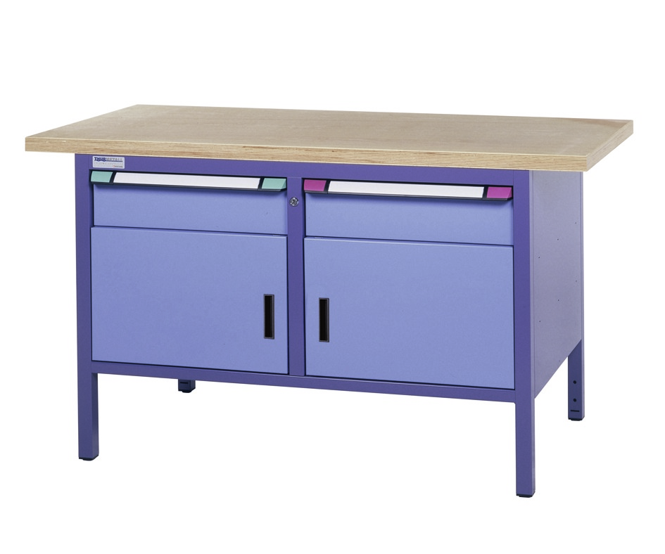 THURMETALL BANCADA DE TRABALHO 2 GAVETAS, 2 PORTAS