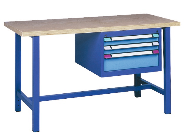 THURMETALL BANCADA DE TRABALHO 3 GAVETAS RH